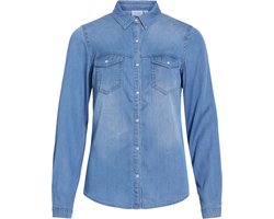 VILA - VIBISTA DENIM SHIRT-NOOS Dames Blouse