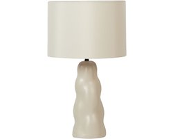 VILAR - Tafellamp - Beige - Keramiek