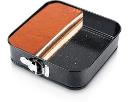 Vilde - Bakvorm - Kwadratisch - Granieten Coating - 24x24x6,8 cm