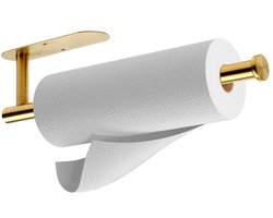 Vilde Serie - Stalen Papieren Handdoekhouder - Goud