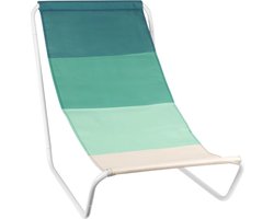 Vilde - Strandstoel Opvouwbaar - Groene Kleur - Incl. Draagtasje - Metalen Frame