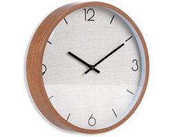 Vilde - Wandklok - Bruin - 29,5 cm