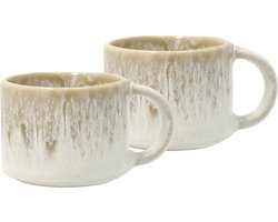 Villa Collection Allure Espressokop Dia 6,5 x 5,1 cm 0,08 liter 2 st. Crème/Sand