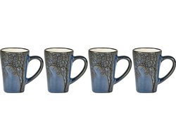 Villa Collection Hela Espressokop Dia. 5,5 x 8 cm 0,1 liter 4 st. Donkerblauw