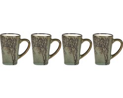 Villa Collection Hela Espressokop Dia. 5,5 x 8 cm 0,1 liter 4 st. Groen