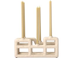 Villa Collection Lyng Kaarshouder 28 x 10 x 13,5 cm Sand
