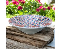 Villa Pottery - Schaal Porto Multicolor - Handgemaakt - Keramiek