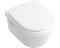 Villeroy & Boch Architectura hangend toilet diepspoel 37 x 53 cm met DirectFlush, CeramicPlus en AntiBac, wit