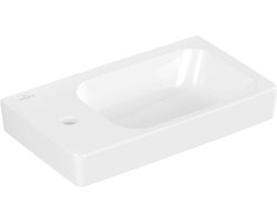 Villeroy & Boch Architectura - Wastafel 48x28 cm, met overloop, kraangat links, alpine wit 43854801