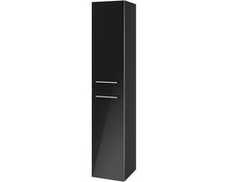 Villeroy & Boch Avento kast hoog met 2 deuren scharnier links 35 x 37 x 176 cm, crystal white