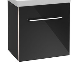 Villeroy & Boch Avento - Wastafelkast, 53x51x35 cm, 1 deur, Crystal White A88800B4