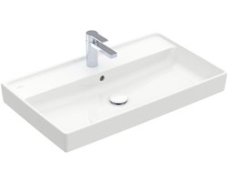 Villeroy & Boch Collaro meubelwastafel - 80x47cm - met overloop 1 kraangat wit