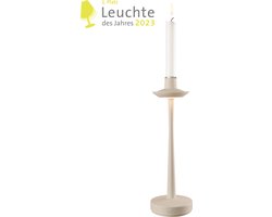 Villeroy & Boch | Combinatie van een tafellamp en een kandelaar | Accu | Sand