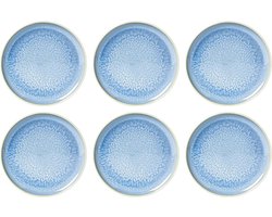 Villeroy & Boch - Crafted Blueberry Ontbijtborden 6 stuks 21cm