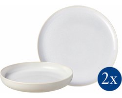 Villeroy & Boch Crafted Cotton Dinerset 4 delig 2 pers