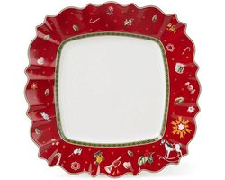 Villeroy & Boch Dinerbord Toy's Delight - Rood - 28 x 28 cm