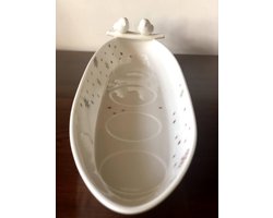 Villeroy & Boch kaarsschaal - porselein - kleur wit