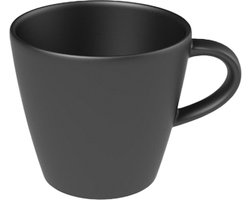 Villeroy & Boch Koffiekopje / Mokken Manufacture Rock – Zwart – 160 ml – Stijlvol en Duurzaam – Perfect voor Koffie, Espresso en Thee