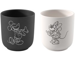 Villeroy & Boch - Manufacture Rock Mickey Mouse - Beker Set 2-Delig