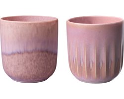 Villeroy & Boch Mokken Perlemor Coral - 290 ml - 2 stuks