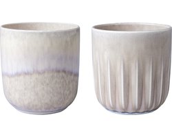 Villeroy & Boch Mokken Perlemor Sand - 290 ml - 2 stuks