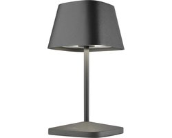 Villeroy &Boch Neapel LED Tafellamp oplaadbaar antraciet H.20cm