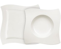 Villeroy & Boch New Wave Dinerset 8-Delig (4X Dinerbord & 4X Diep Bord)