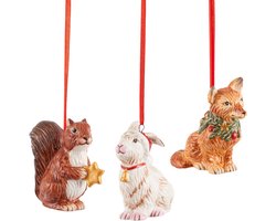 Villeroy & Boch Nostalgic Ornaments Bosdieren 3st