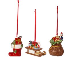Villeroy & Boch - Nostalgic Ornaments - Kersthangers - Cadeaus 3st