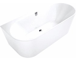 Villeroy & Boch Oberon 2.0 halfvrijstaand bad 180x80cm met paneel alphine white