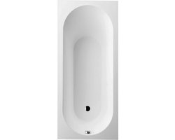 Villeroy & Boch Oberon bad - 170x75cm - quaryl rechthoekig met poten wit