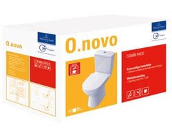 Villeroy & boch O.novo combipack duobloccombinatie met quickrelease en softclose zitting ceramic wit alphin