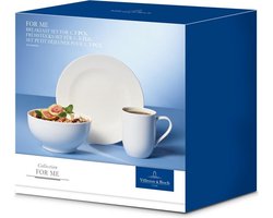 Villeroy & Boch ontbijt serviesset - 3 delen - voor 1 persoon