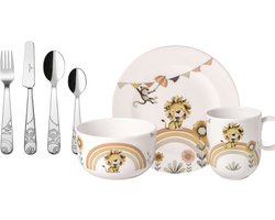 Villeroy & Boch Roar Like A Lion Kinderservies En Bestekset 7-Delig