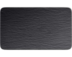 Villeroy & Boch Serveerschaal Manufacture Rock - Zwart - 28 x 17 cm