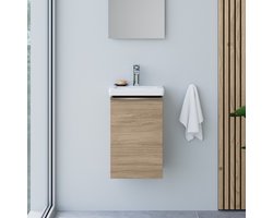Villeroy & Boch Subway 3.0 wastafel en evineo ineo4 badmeubel