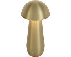 Villeroy & Boch tafellamp MODENA | 16cm| goud geborsteld | op accu