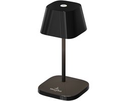 Villeroy & Boch | Tafellamp NEAPEL NANO| Zwart | Keramiek | 20 cm hoog | 6.5 doorsnee | indoor/outdoor | Oplaadbaar