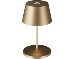 Villeroy & Boch| Tafellamp SEOUL RC | Geborsteld goud | oplaadbare tafellamp | Indoor-outdoor|