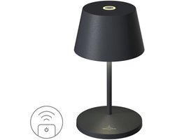 Villeroy & Boch| Tafellamp SEOUL RC | Zwart | oplaadbare tafellamp | Indoor-outdoor|