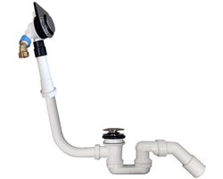 Villeroy & Boch Toebehoren - Badafvoer- en overloopsysteem met vulcombinatie, chroom UPCON0144