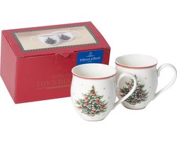 Villeroy & Boch Toy's Delight Beker denneboom - Set van 2 - In Kadodoos