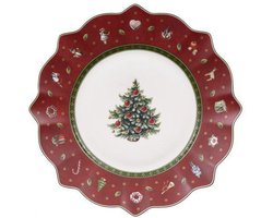 Villeroy & Boch Toy's Delight Ontbijtbord - 24 cm - Wit - Kerst