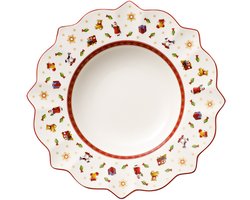Villeroy & Boch Toy's Delight Soepbord Kerst - Wit/rood