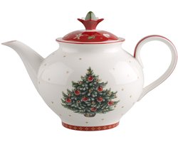 Villeroy & Boch Toy's Delight Thee- en Koffiepot - 1.5 l - Rood/wit