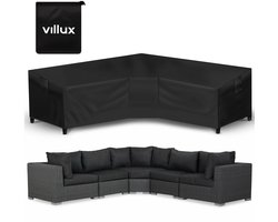 Villux Beschermhoes Tuinbank - Beschermhoes Tuinmeubelen - Hoes Tuinmeubelen - Hoes Tuinset - Loungeset - Waterdicht - Hoes Loungeset - 420D - 300/98 x 300/98 x 70cm