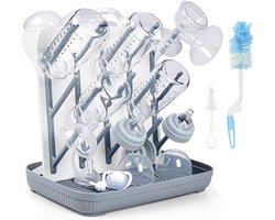 Villux Flessenrek Voor Baby - Flessenrek Baby - Flessen Droogrek - Droogrek Flessen - Flessenborstel Baby - Baby Voeding - Baby Flessen - Flessendrager