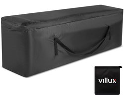 Villux Tuinmeubelhoes Kussen - Tuinkussen Hoes - Waterdicht - 420D - Tuinkussenhoes Opbergtas - Tuinkussentas - Beschermhoes Tuinmeubelen - Hoes Voor Tuinkussens - Beschermhoes Loungeset - 140cmx60cmx40cm