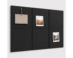 Vilt prikbord - 90 x 60 cm - Zelfklevend - Prikbord Kurk Alternatief - Memobord - Vilten vision board voor wanddecoratie, kantoor, thuis, klaslokaal, Kinderkamer - fotobord