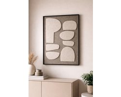 Vilt Schilderij – Wanddecoratie Paneel van Vilt | Moderne Kunst voor Woonkamer, Hal of Slaapkamer 50x70cm